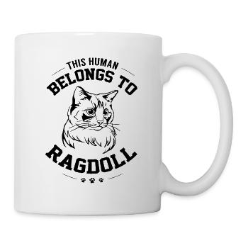 Cat - Ragdoll - Tasse - Weiß - Rechts