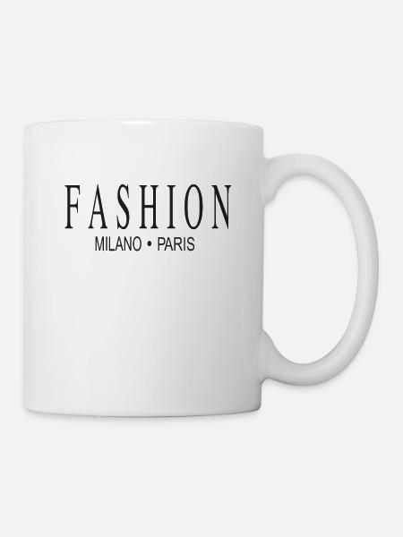 Fashion Milano Paris - Tasse - Weiß