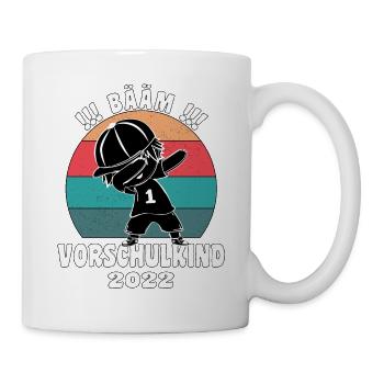 Vorschulkind 2022 Bääm Vorschulkind 2022 Kinder - Tasse - Weiß - Rechts