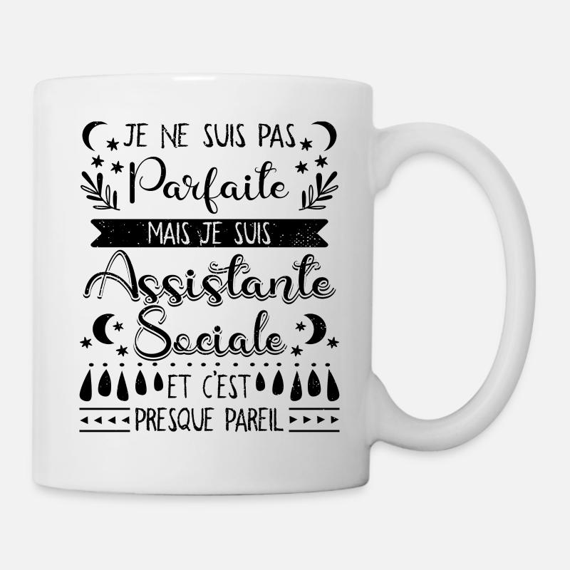 Assistante Sociale - Mug blanc - blanc