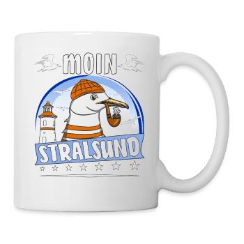 MÖWE MOIN STRALSUND - Tasse - Weiß - Rechts