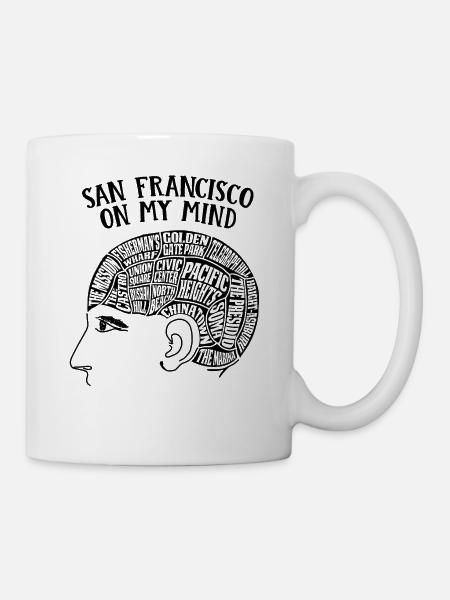 Proud American San Francisco On My Mind - Tasse - Weiß
