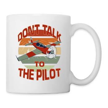 Pilotes pilotes pilotes vintage d’avion - Mug blanc - blanc - Droite