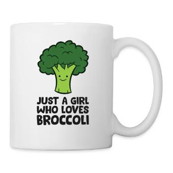 Just a Girl Who Loves Broccoli - Mug - white - Right
