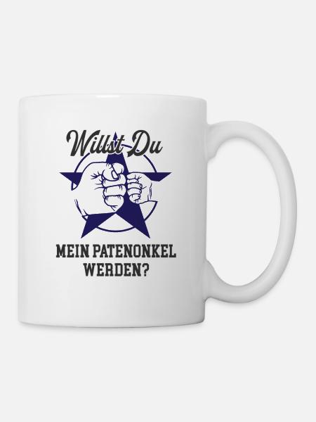 Team Patenonkel Patensohn Patentochter Neffe Kind - Tasse - Weiß