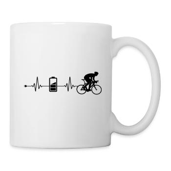 Fahrrad Geschenke Radfahrer Rad - Tasse - Weiß - Rechts