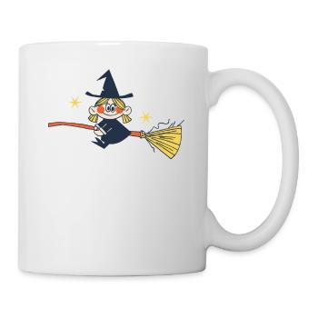 Hexe - Tasse - Weiß - Rechts