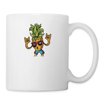 Ananas - Mug blanc - blanc - Droite