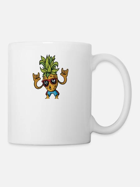 Ananas - Mug blanc - blanc