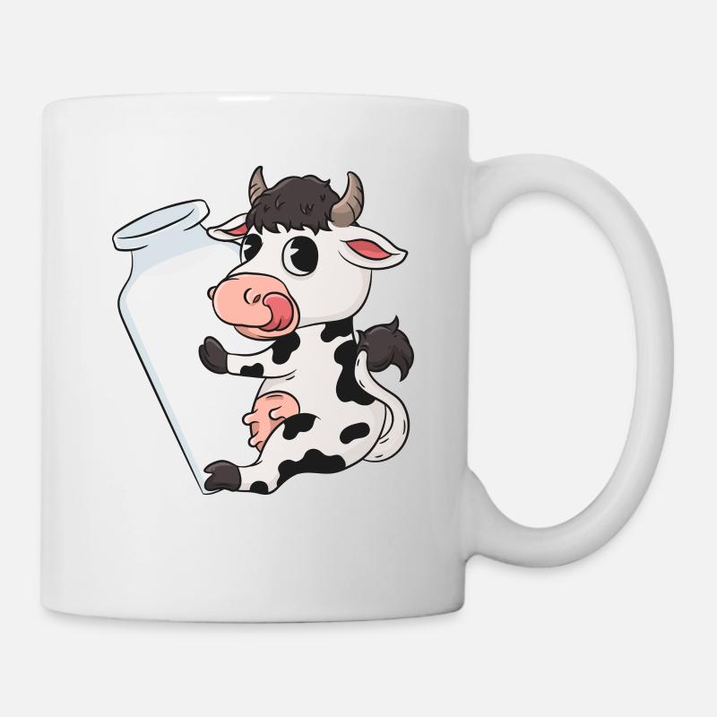 Kuh Milch - Tasse - Weiß