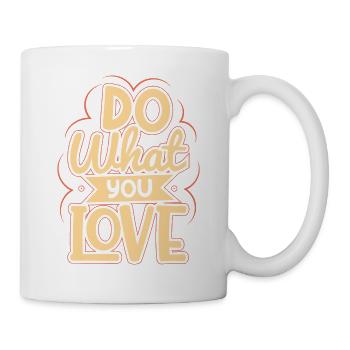 Do what you love 01 - Mug blanc - blanc - Droite