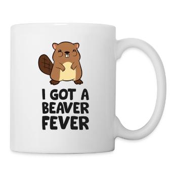 Funny Beaver Lover I Got A Beaver Fever - Mug - white - Right