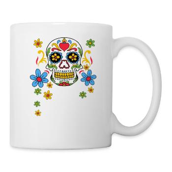 Dia de los Muertos Sugar Skull - Mug - white - Right