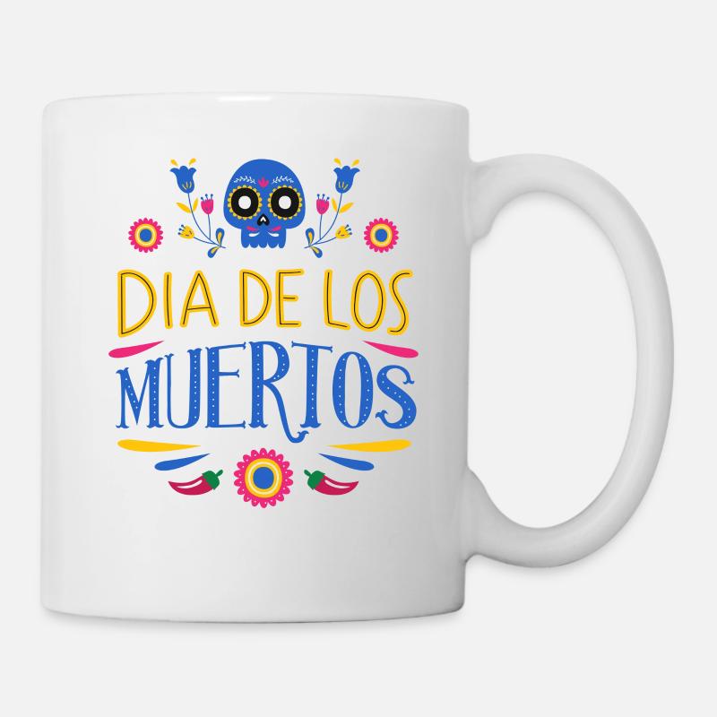 Dia de los Muertos - Tasse - Weiß
