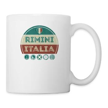Rimini Adria Italien Urlaub Souvenir - Tasse - Weiß - Rechts