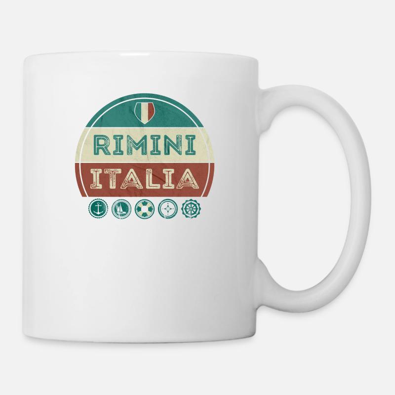 Rimini Adria Vacances Souvenirs Italie - Mug blanc - blanc
