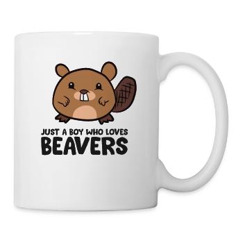 Just a Boy Who Loves Beavers - Mug - white - Right