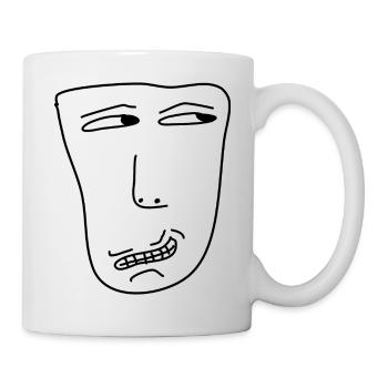 The smiling observer - Mug - white - Right