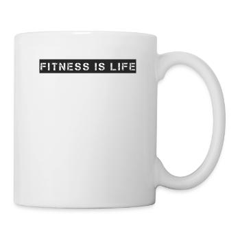 Fitness - Fitness is Life - Mug - white - Right