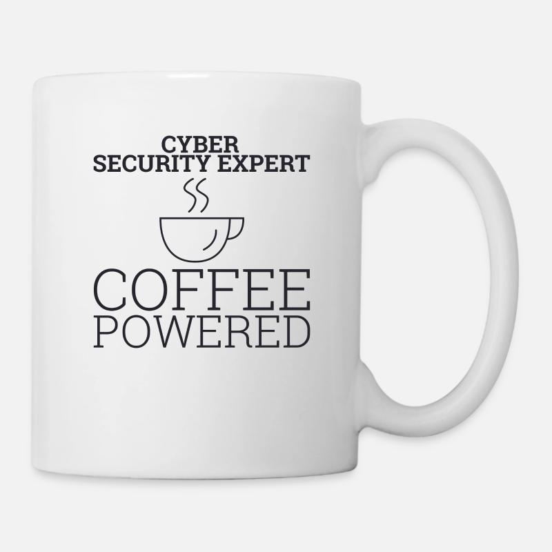 "Cyber Security Expert Coffee | Hacker" - Tasse - Weiß