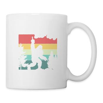 Eff Du Siehst Kay Warum Oh Du Bigfoot - Tasse - Weiß - Rechts