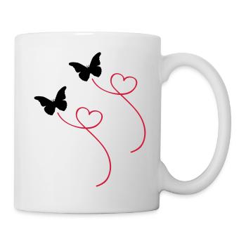 butterflies - Mug - white - Right