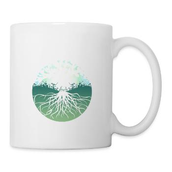 Yggdrasil Wikinger Lebensbaum - Tasse - Weiß - Rechts