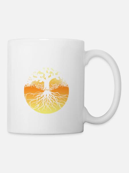 Yggdrasil Viking Tree of Life - Mug - white