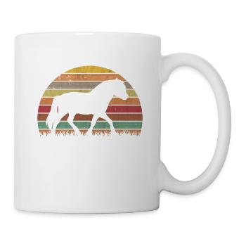 Fjord Horse Retro Norwegian Horse Fjord Horse - Mug - white - Right