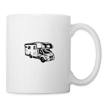 Lustiger Camper Camping Spruch - Tasse - Weiß - Rechts