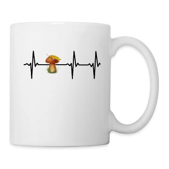 Mushrooms collect mushrooms - Mug - white - Right