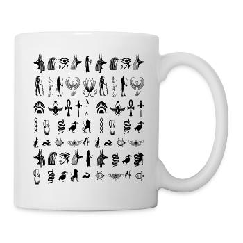 Hieroglyphics - Mug - white - Right