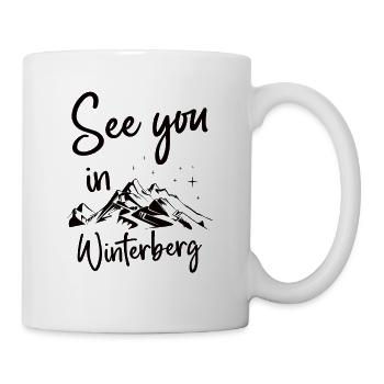 Winterberg Skifahren Snowboarden im Sauerland - Tasse - Weiß - Rechts