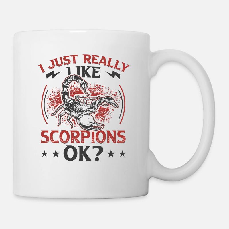I Just Really Like Scorpions ok Scorpion - Mug - white