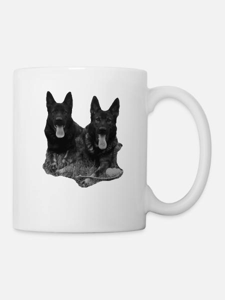 Schäferhunde Hund Deutscher Schäferhund Hundesport - Tasse - Weiß