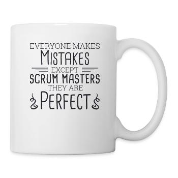 « Scrum Master Perfect perfect | » Scrum Master" » - Mug blanc - blanc - Droite