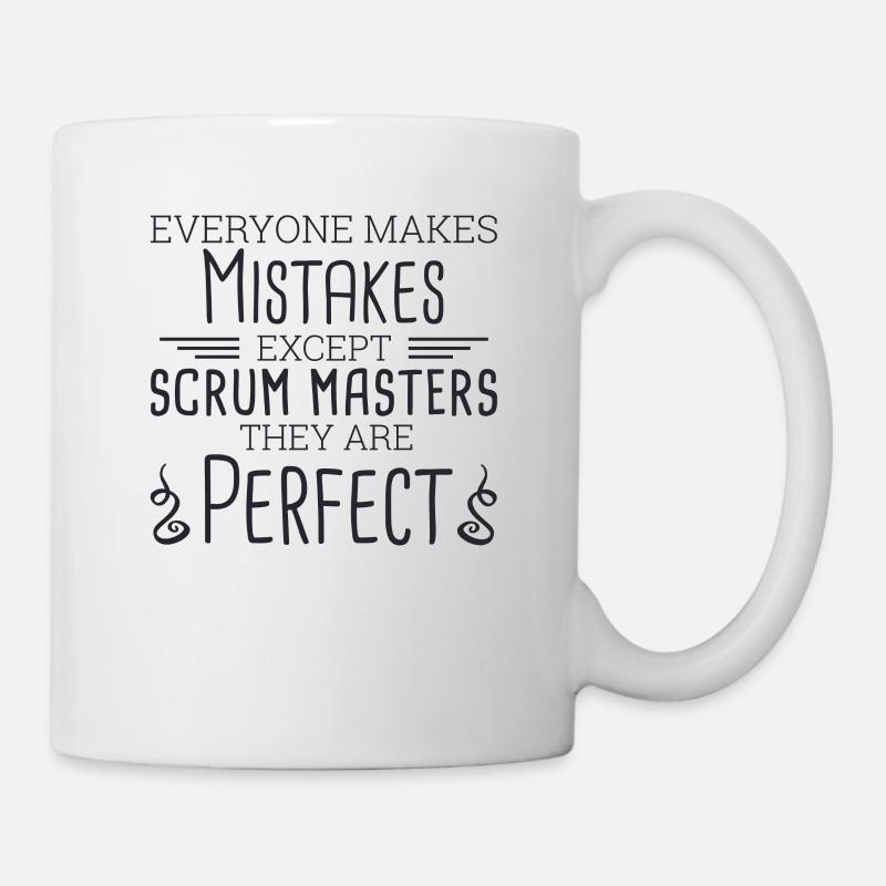 « Scrum Master Perfect perfect | » Scrum Master" » - Mug blanc - blanc