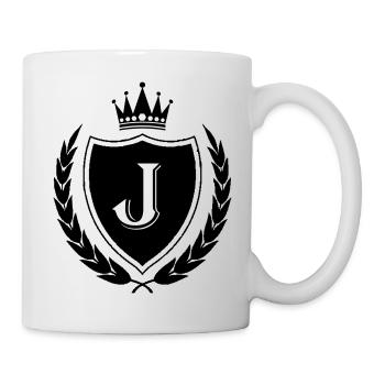 wappen J Krone - Tasse - Weiß - Rechts