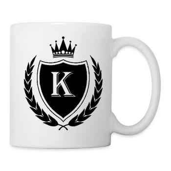 wappen K Krone - Tasse - Weiß - Rechts