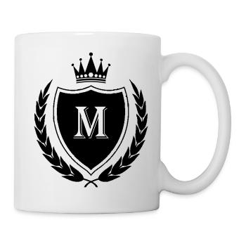 wappen M Krone - Tasse - Weiß - Rechts