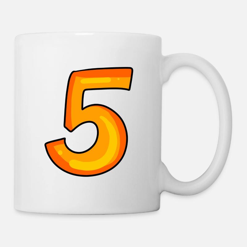5 - Tasse - Weiß