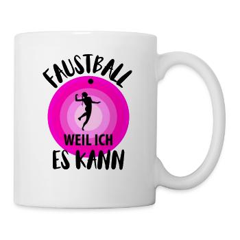 Faustball Faustballer Faustballspieler - Tasse - Weiß - Rechts