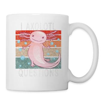 Axolotl. I Axolotl Questions. Drôle d’Axolotl - Mug blanc - blanc - Droite