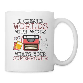Écrivain auteur Livre Écriture Littérature - Mug blanc - blanc - Droite