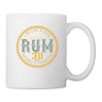 30th birthday 30 years I am like good rum - Mug - white - Right