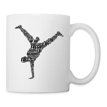 Breakdance - Mug blanc - blanc - Droite