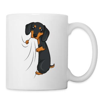 Dachshund - Mug - white - Right