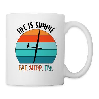 Glider Gliding Gliding Glider - Mug - white - Right