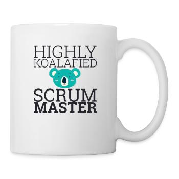 « Scrum Master Koalafied | » Scrum Master" » - Mug blanc - blanc - Droite