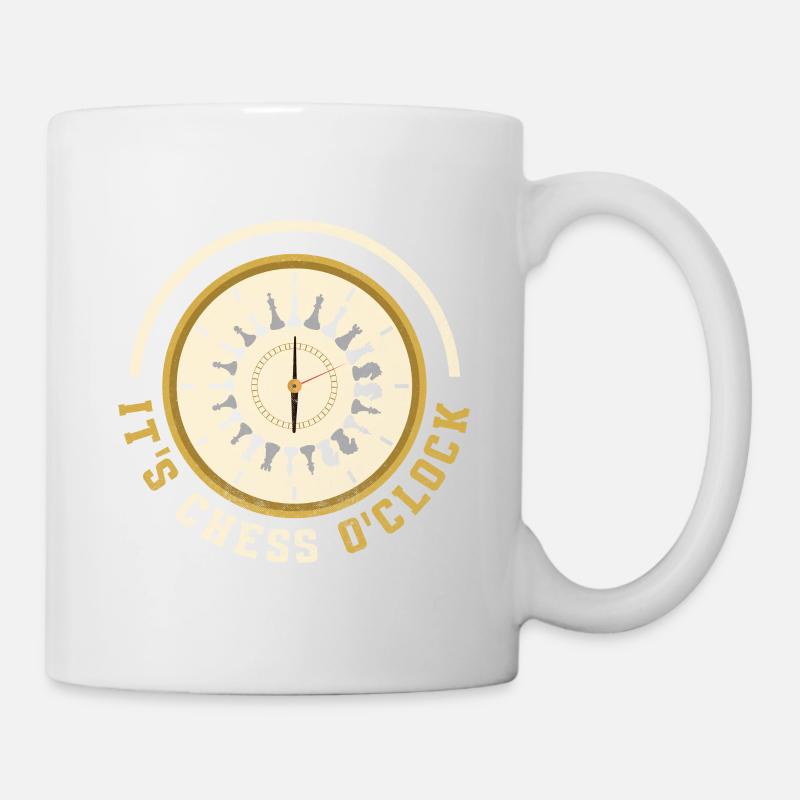C’est le temps des échecs - Mug blanc - blanc